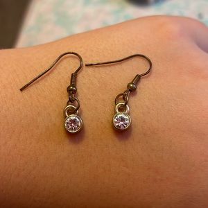 Shiny small earrings